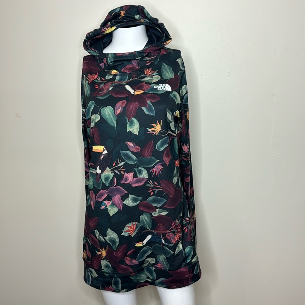 The North Face Women's Floral long sleeve fleece lined pullover